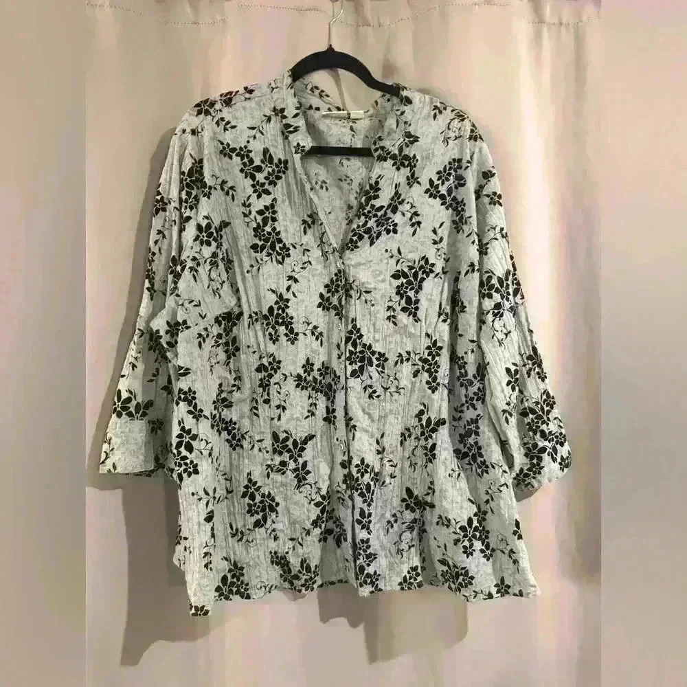 Women’s Black&Gray Cato Blouse